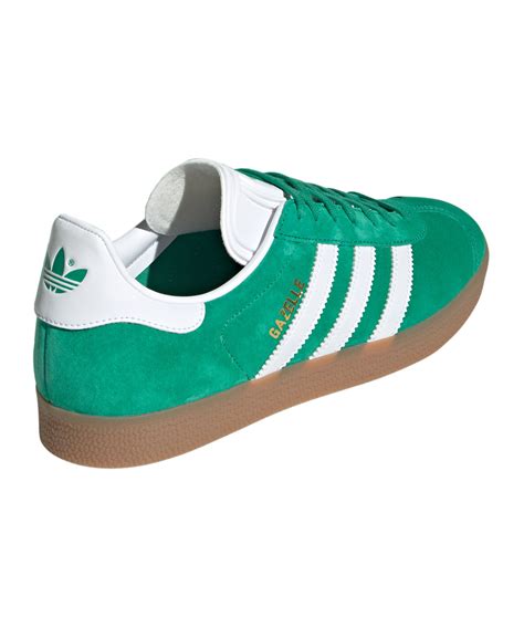 adidas gazelle grün weiß|Grun .